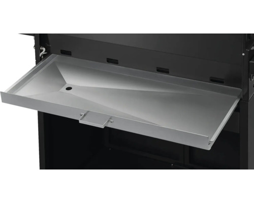 Auffangschale aus Metall für einen Grill