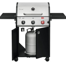 Gasgrill mit drei Brennern, Seitenablagen und Unterschrank