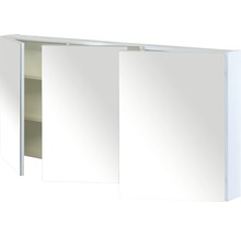 Spiegelschrank mit drei Türen und Regalböden
