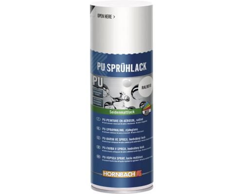 PU Sprühlack, seidenmatt, RAL 9010