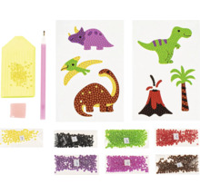 Diamond Painting Stickers Dino 6-tlg.