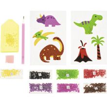 Diamond Painting Stickers Dino 6-tlg.
