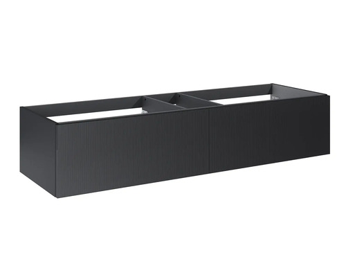 Waschtischunterschrank in Anthrazit mit zwei Türen