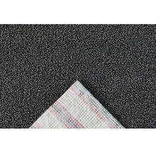 Schwarzer Teppich mit Textilrücken