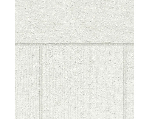 Detailansicht einer weißen Bordüren Tapete