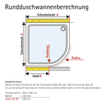 Runddusche SCHULTE ExpressPlus AlexaStyle 2.0 R550 90x90 cm Dekor Depoli Light Profilfarbe aluminium-thumb-8