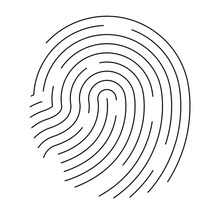 Abbildung eines Fingerabdrucks