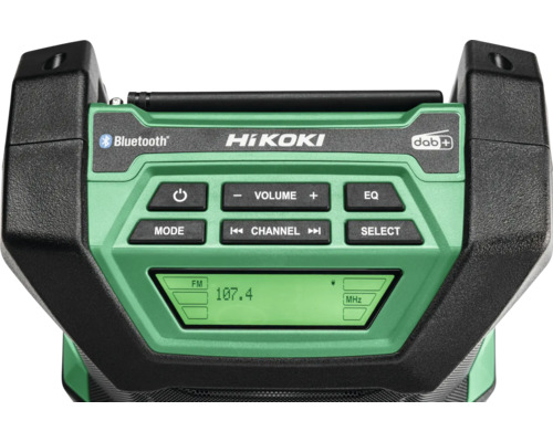 HiKoki Baustellenradio mit Digitalradio und Bluetooth