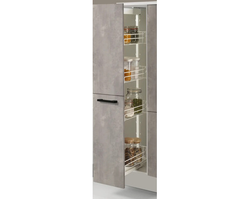 Küchenschrank mit Auszug und Vorratsbehältern