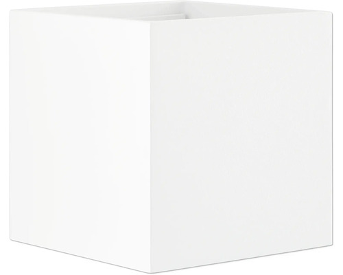 Quadratische weiße Stoffbox