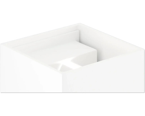 Weiße Unterputz-Wandleuchte