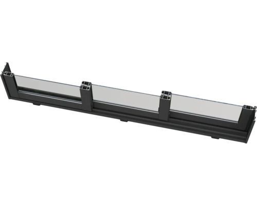 Balkongeländer mit Glasfüllung und Aluminiumprofilen