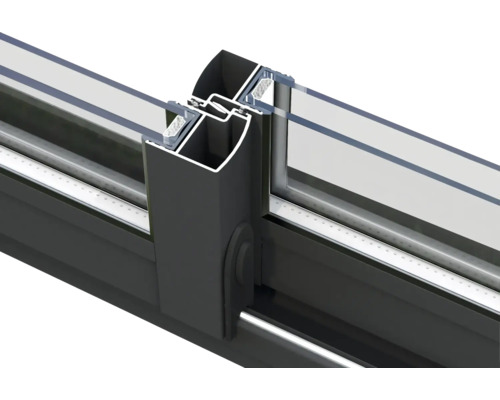 Detailansicht eines Fensterprofils