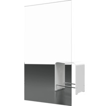 Duschtür mit Seitenwand mit Drehtür Schulte Davita 900 x 900 mm Klarglas inkl. Aufmaß, Anlieferung und Montage