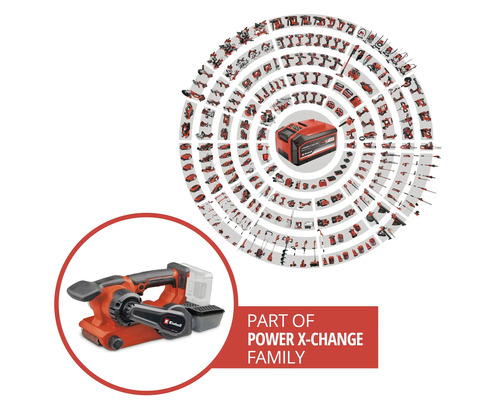 Darstellung der Power X-Change Familie mit Einhell Logo