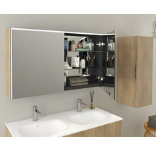 Jungborn Spiegelschrank QUATTRO SEDICI NOVE 120 x 20 x 70 cm tabacco 2-türig LED IP 44