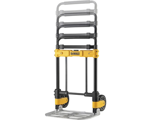 DeWalt Logo auf einer Sackkarre mit verstellbarem Griff und Trittplatte