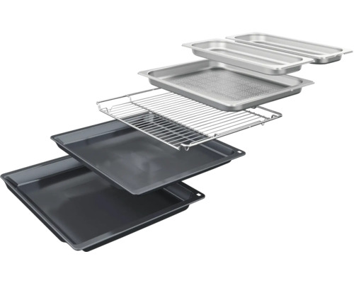 Backbleche und Grillrost für den Ofen