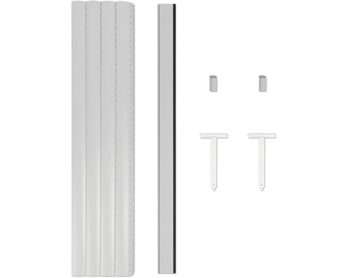 Duschabtrennung mit Befestigungsmaterial