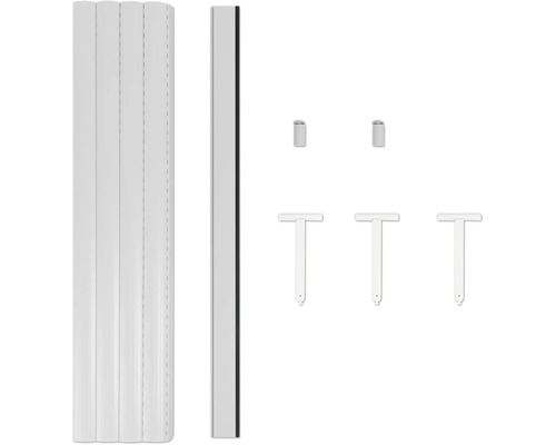 Duschabtrennung mit Seitenwand und Tür