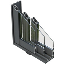 Gartenhaus Palmako Andrea 11,2+7,9 m² Schiebetür Sicherheitsglas inkl. Fußboden 715 x 402 cm braun