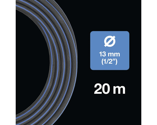 Gartenschlauch, 13 mm Durchmesser, 20 Meter Länge