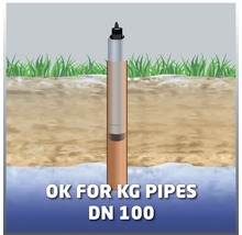 KG Rohr DN 100 geeignet