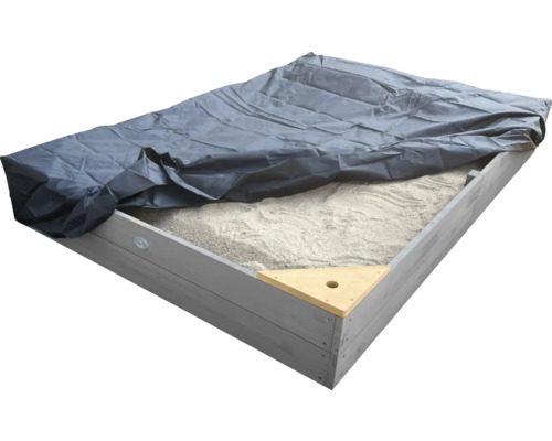 Sandkasten mit Abdeckung und Sand