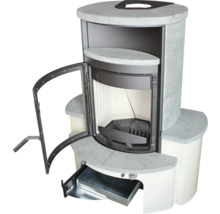 Kaminbausatz Hark Avenso GT ECOplus Naturstein grau 6 kW