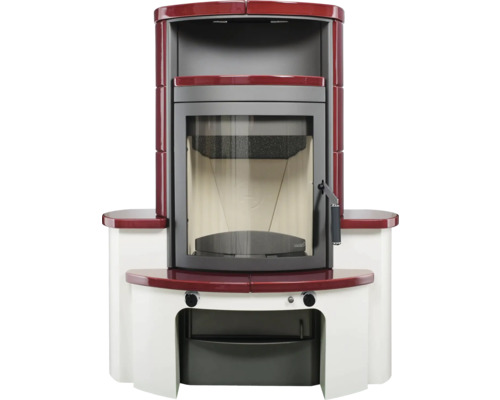 Kaminbausatz Hark Avenso GT ECOplus Keramik bordeaux 6 kW | HORNBACH