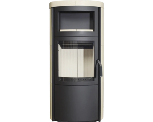 Kaminofen mit Sichtfenster und Ablagefach