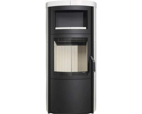 Kaminofen mit Sichtfenster und Ablagefach