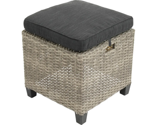 Gartenhocker mit Auflage