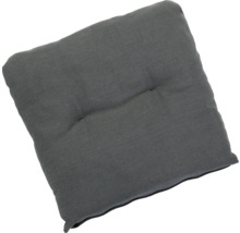 Graues, quadratisches Sitzkissen