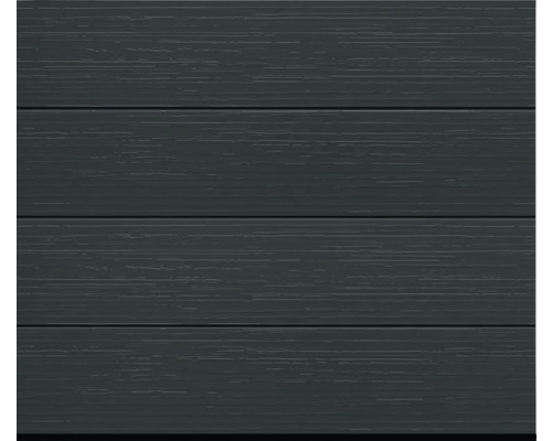Horizontale Garagentorverkleidung aus Holz