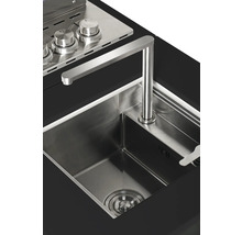 Outdoorküche Buschbeck Brighton mit Gasgrill, Spülbecken und Kühlschrank