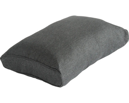 Graues Zierkissen aus Stoff