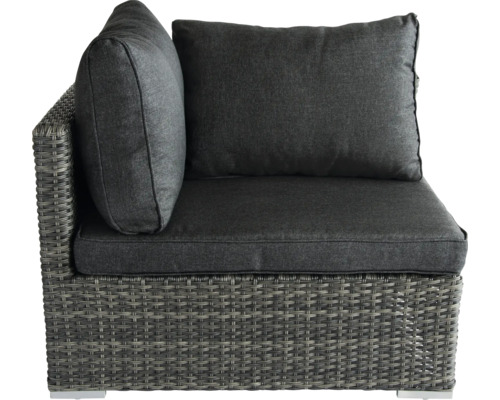 Gartensessel mit Polyrattan und Kissen