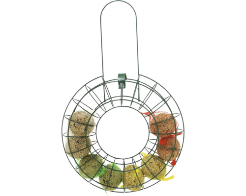 Metall Vogelhaus mit Meisenknödel