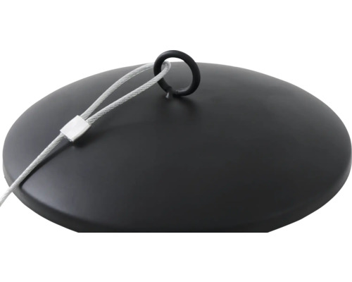 Deckenbaldachin mit Stahlseilaufhängung