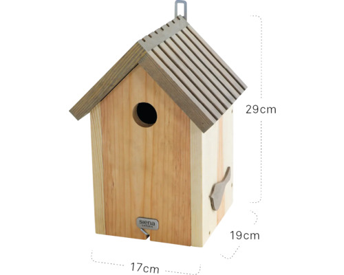 Vogelhaus aus Holz mit Maßen 29 x 17 x 19 cm