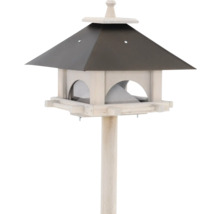 Vogelhaus aus Holz mit Ständer für den Garten