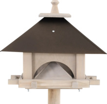 Vogelhaus aus Holz mit Dach