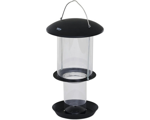 Vogelhaus zum Aufhängen mit transparentem Futterbehälter