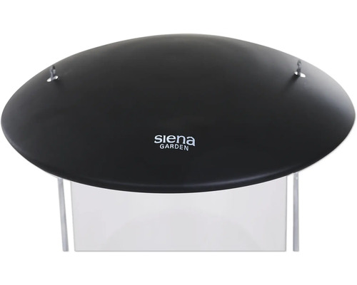 Siena Garden Logo auf einem Sonnenschirmständer