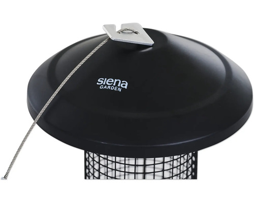 Siena Garden Logo auf einem Vogelfutterhaus