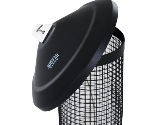 Siena Garden Kompostsammler aus Metall mit Deckel