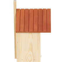 Holz-Fledermauskasten mit geneigtem Dach