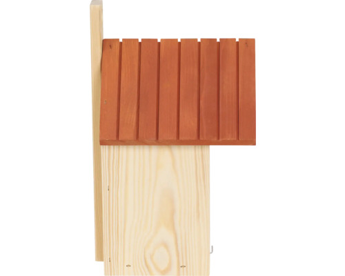 Holz-Fledermauskasten mit geneigtem Dach