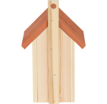 Vogelhaus aus Holz mit Dach